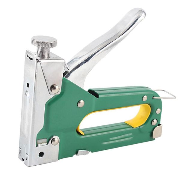 

3-way manual heavy duty hand code nail gun furniture stapler for tacker upholstery pin framing woodworking tools professional tool sets