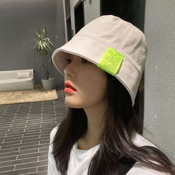 

sun hat sunshade sunscreen brand show face little fisherman female south korean versatile casual bucket hat tide, Blue;gray