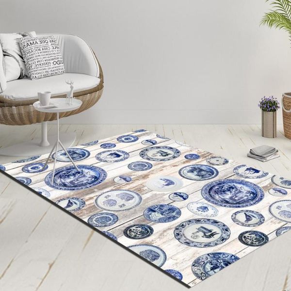 

else gray wood on blue circle vintage designs 3d print anti slip kilim washable decorative rug modern carpet carpets