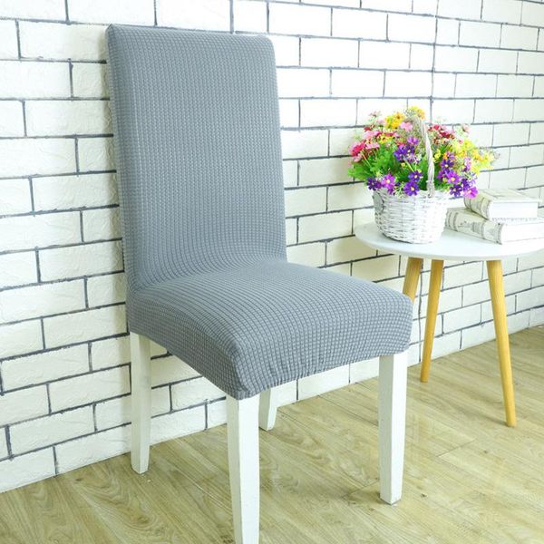 

chair covers solid color cover spandex stretch slipcovers protection for dining room kitchen wedding housse de chaise
