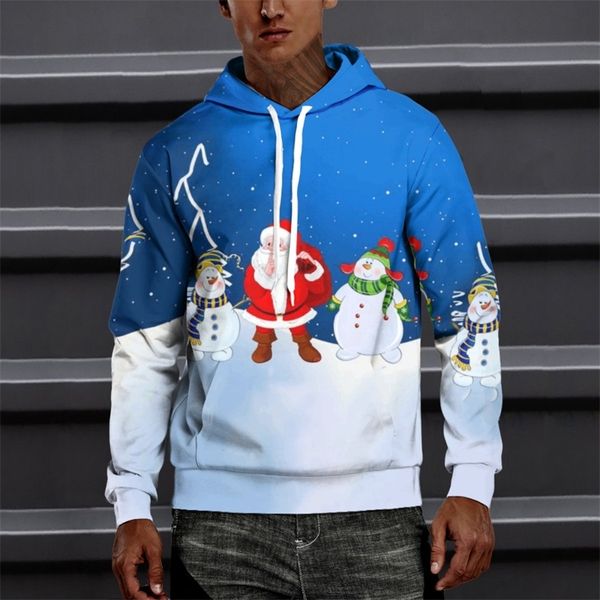 

new 3d printed hoodie men's sweatshirt, Black