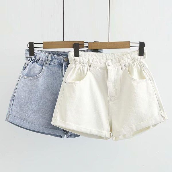 

f-19110-baitie jeans shorts q34995-1905091, White;black