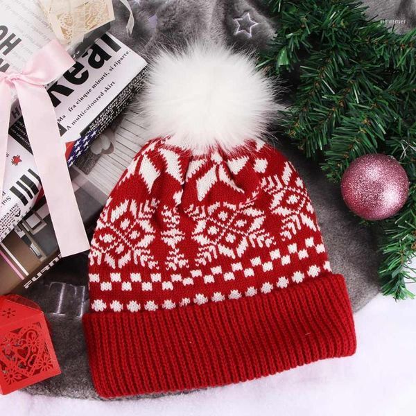 

christmas decorations cashmere warm women decor cut outdoor winter series snowflake knitted female hat xmas year acrylic imitation1