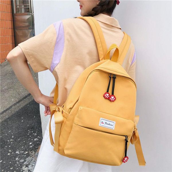 

high school bags for girls teenage backpack women bookbag black lightweight nylon student bag female teen schoolbag