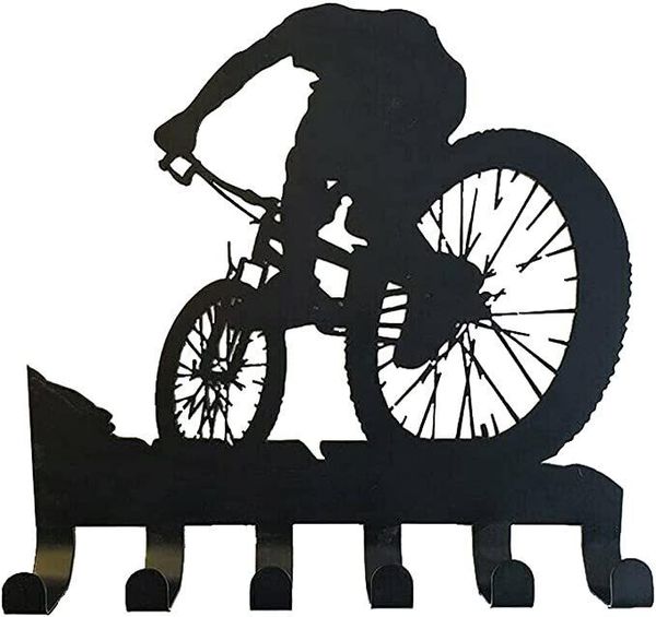 

wall stickers mountain bike gear rack metal decor biking art bicycle silhouette sticker carved black twel889
