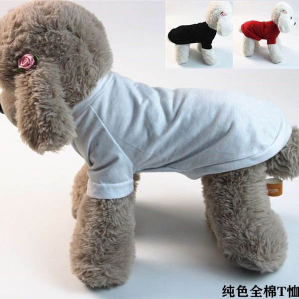 

dog apparel summer dog clothing pet t-shirt cat golden teddy puppy cotton