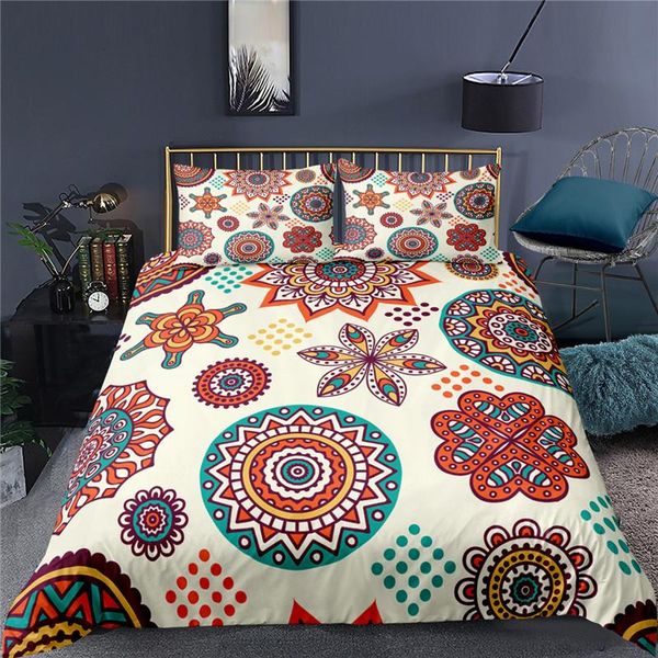 

bedding sets 3d set boho comforter 2/3pcs duvet cover with pillow covers single/double/twin/full//king size