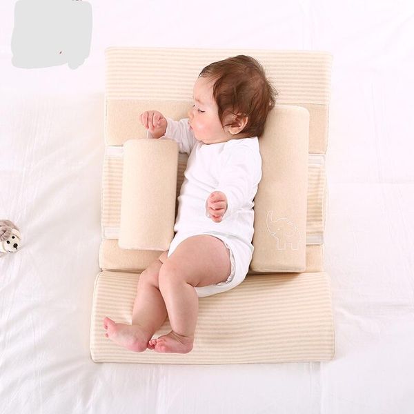 

anti-vomiting milk organic cotton baby pillow born feeding anti rollover nursing wedge slope pillows