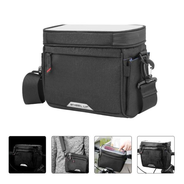 

car organizer 1pc bike front tube cellphone bag multifunction mobile phone pouch