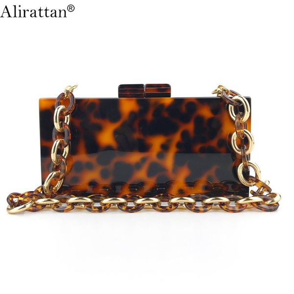 

evening bags small leopard print acrylic clutch for women 2021 summer fashion ladies handbags dinner