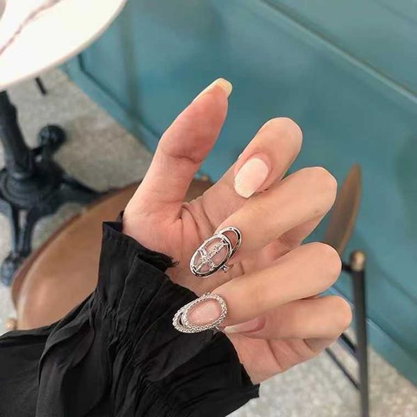 

cool wind high ins sense fingertip ring minority design nail female fashion personalized decoration women designer, Silver