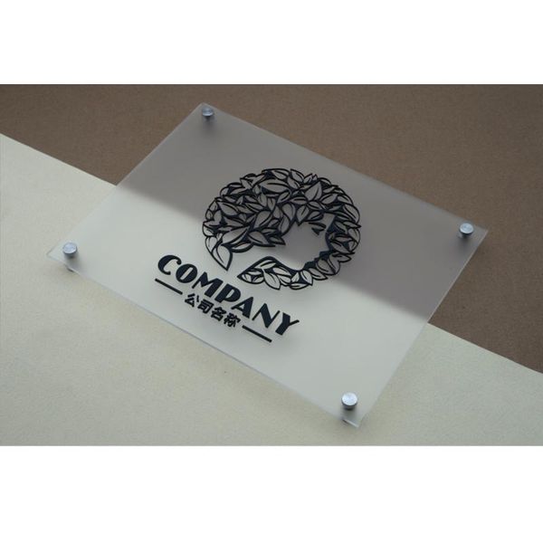 

other door hardware custom-made company nameplate three-dimensional sign wall mount, organic glass acrylics