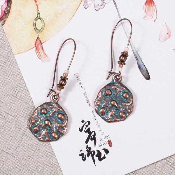 

earring earrings for customers hy-7156-6, Golden