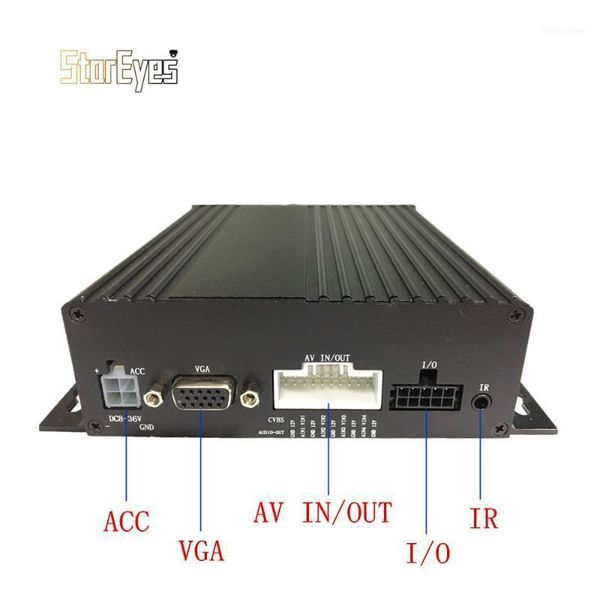 

h.264 ahd 1080p 4 channel truck bus taxi mobile dvr11, Black;white