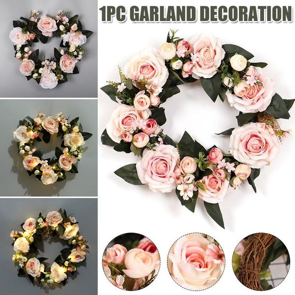 

floral wreath classic flowers rose for home room garden lintel decoration a1 decorative & wreaths