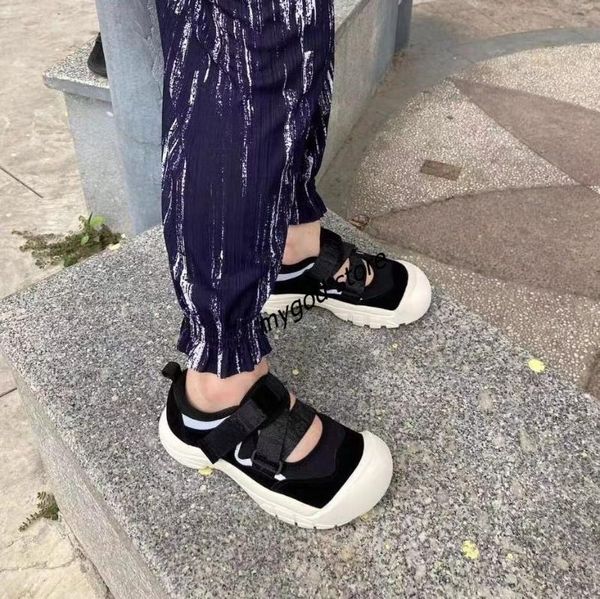 

sandals women shoes hook & loop shores casual comfortable joker non-slip tourism for 2021, Black