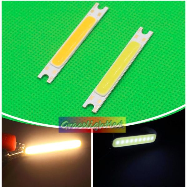 

modules 10pcs 3w white cob high power led stripe light emitting diode panel 12v