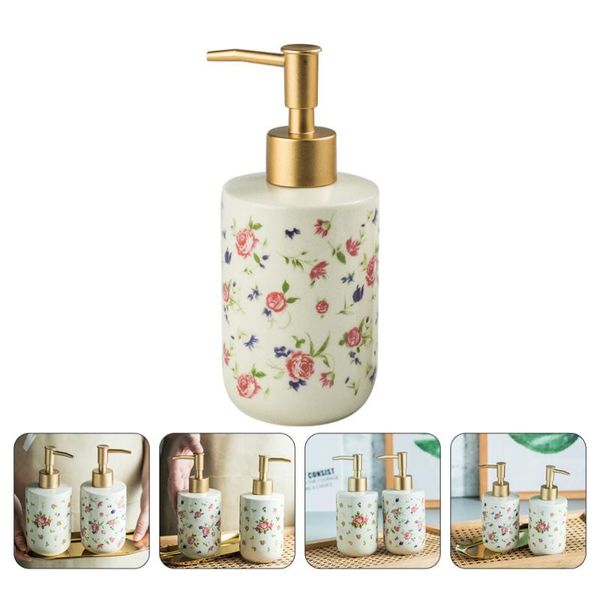 

liquid soap dispenser 1pc pump press sprayer home bottle simple lotion (colorful)