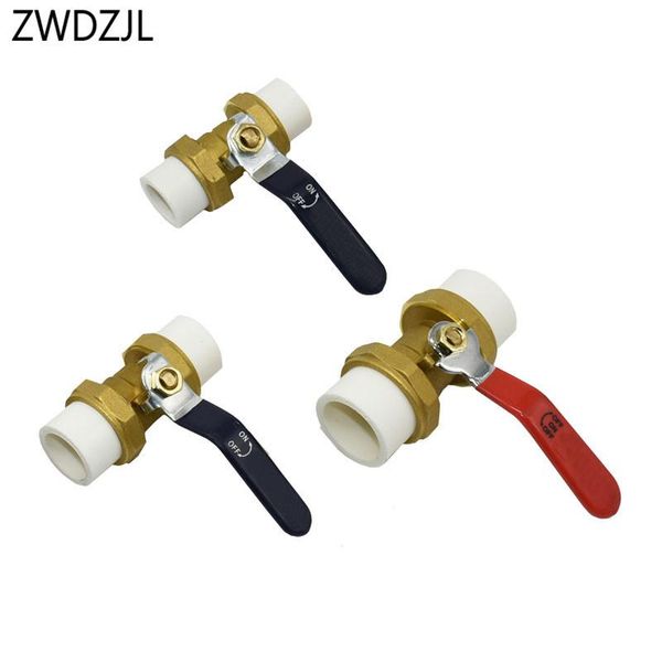

watering equipments 1/2" 3/4" 1" brass ppr melt ball valve 2 way slip ends water shut off flow controller 1pcs