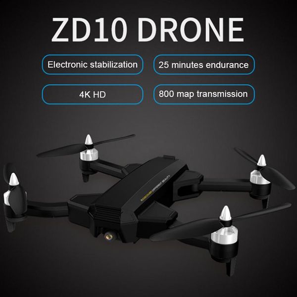 

drones zd10 professional four axis aircraft gps optical flow positioning uav eis electronic anti shake 6k remote control