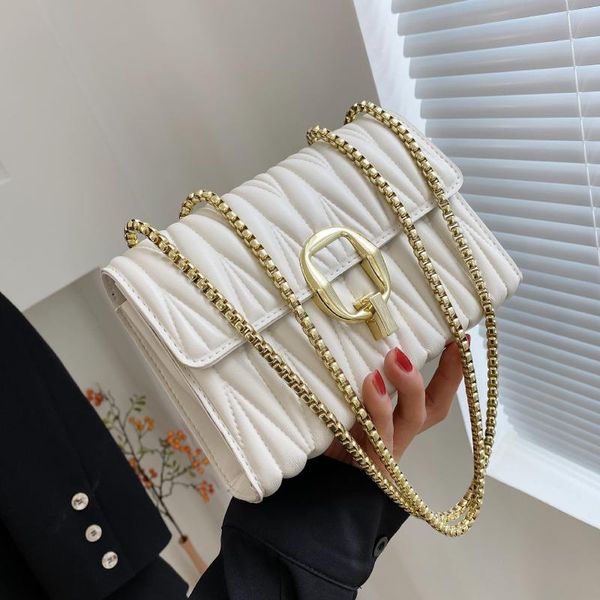 

evening bags fashion small chain shoulder crossboody for women 2021 thread handbag purses ladies messenger high quality
