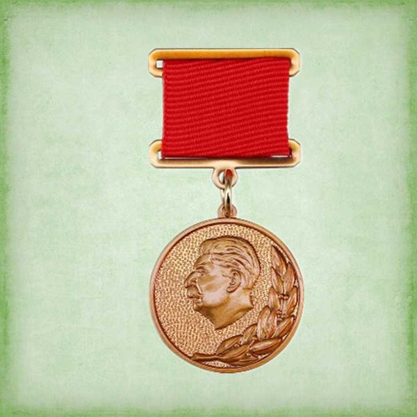 

pins, brooches ussr award order honorary badge winner of stalin prize soviet russian medal, Gray