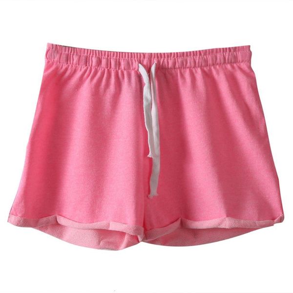 

european style women causal cotton home short women's fitness shorts, White;black