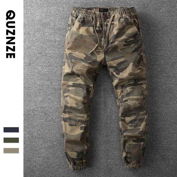 

chyaf camouflage casual autumn 2021 new cropped men's sportswear pants, Black