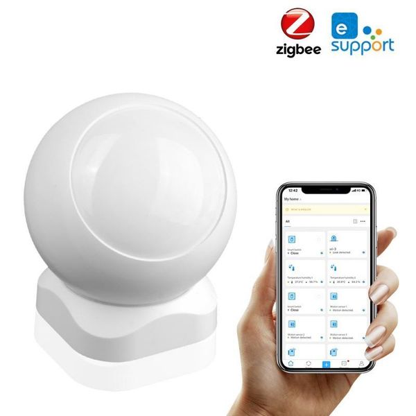 

smart home control ewelink zigbee pir sensor infrared human body moving automatic intelligent household alarm
