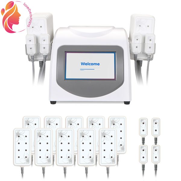 

homeus laser 14 pads led fat removal led massage body slimming beauty machine