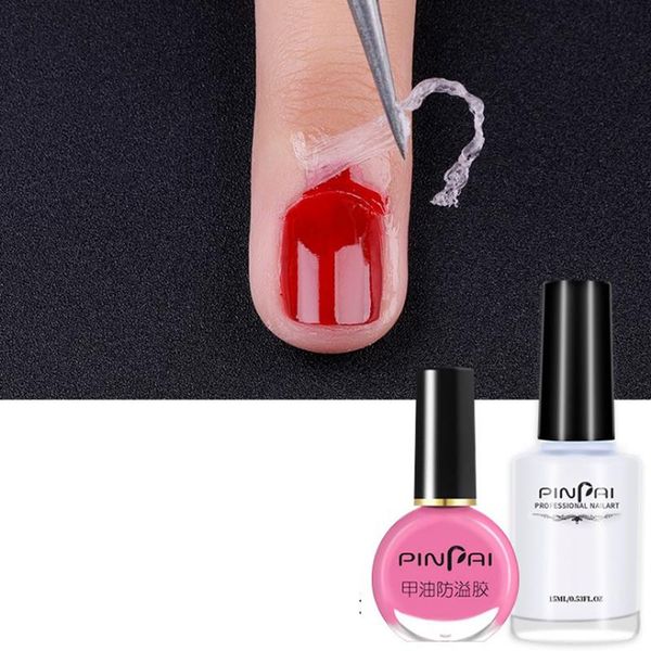 

arrival moisturizing latex nail 6ml peel off anti-overflow relief glue protection edge art nails polish manicure