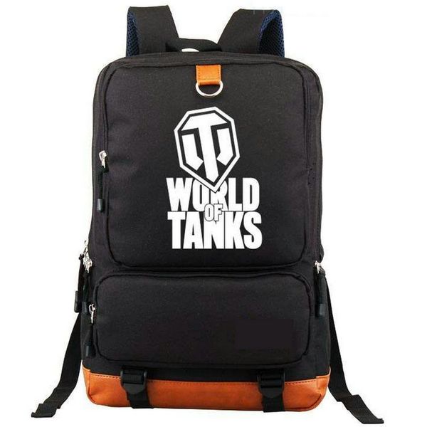 World of Tanks-Rucksack „Most Players Online“-Tagesrucksack, Schultasche, Spiele-Rucksack, bedruckter Rucksack, Freizeit-Schultasche, Laptop-Tagesrucksack