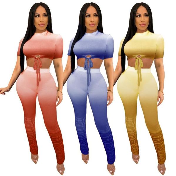 

summer sportswear fitness blazer + pantsuit temperament to lift buttock slim la two-piece set two piece dress, White