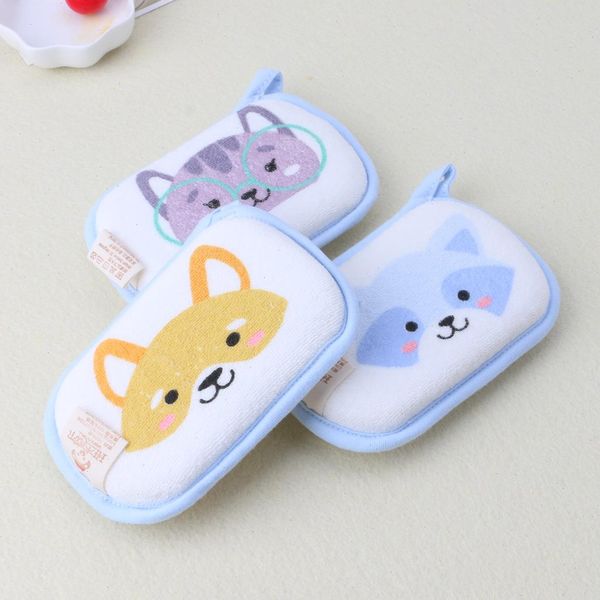 

newborn baby bath brushes robes infant shower sponge cotton rubbing body wash towel