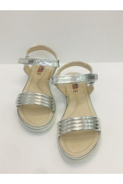 

sandals girl children summer silver, Black