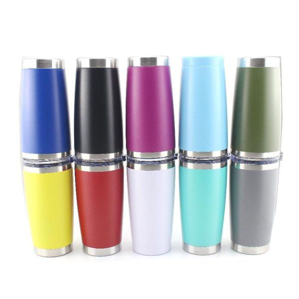 

water bottles 20oz stainless steel tumblers cups vacuum insulated travel sports bottle beer coffee mugs with lid