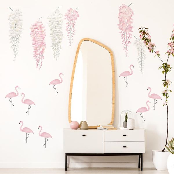 

wall stickers sticker for tv decoration children's home living room wardrobe decor pink 55x185cm
