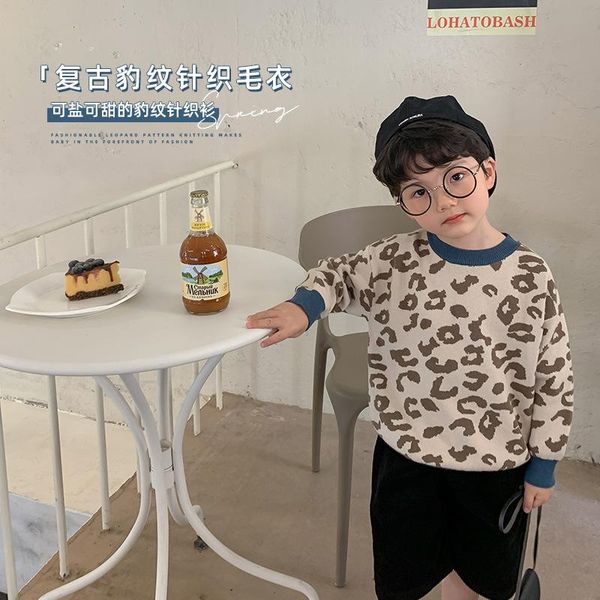 

fashion solid spring autumn boys sweater jacket coat kidsÂ knitting overcoat outwear teenager children clothes high qual pullover, Blue