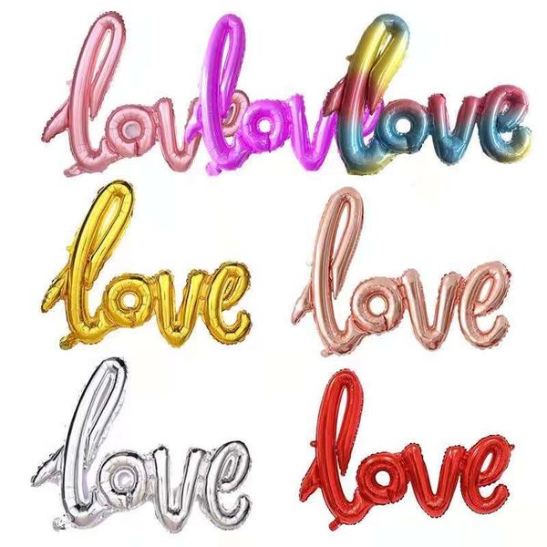 

party decoration love foil balloon anniversary wedding valentine's day birthday