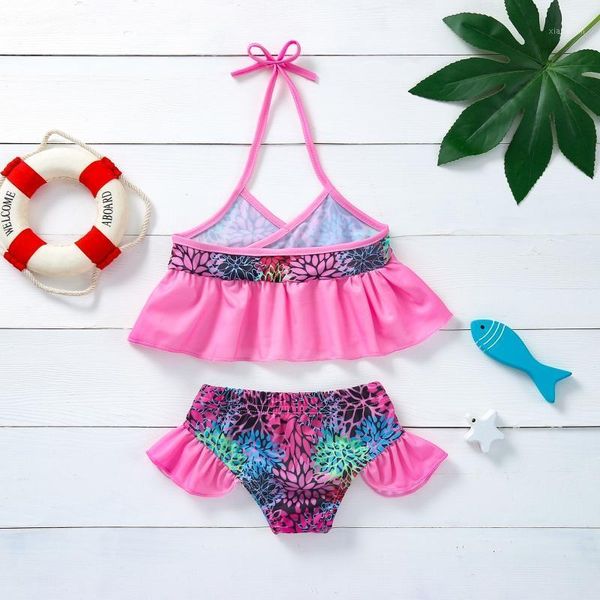 

bobora toddler baby girls kids bikini set summer beach swimwear swimsuit bathing suit costume one-pieces, Black