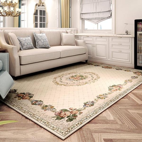 

carpets big size retro traditional persian carpet , beige classical vintage bedside rug, decoration office floor mat