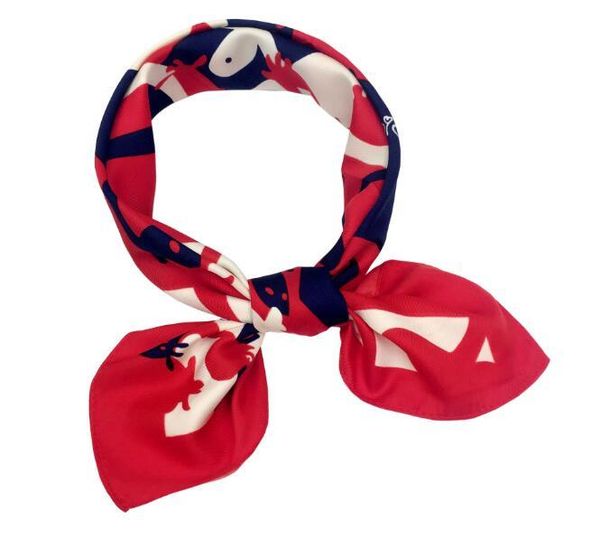 

scarves fashion women scarf giraffe print hijab silk satin shawl scarfs foulard square head wraps 60*60cm, Blue;gray