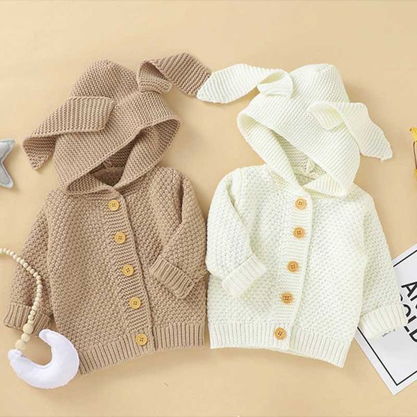 

jackets infant baby girls knitting cardigan hooded collar born girl sweater autumn winter children clothes coat, Blue;gray