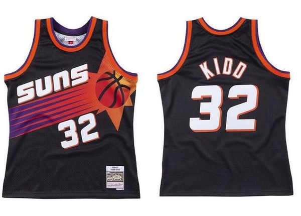 

custom stitched basketball jerseys jason 32 kidd jersey mitchell & ness 1999-00 hardwoods classics retro men women youth s-6xl wear, Black;red