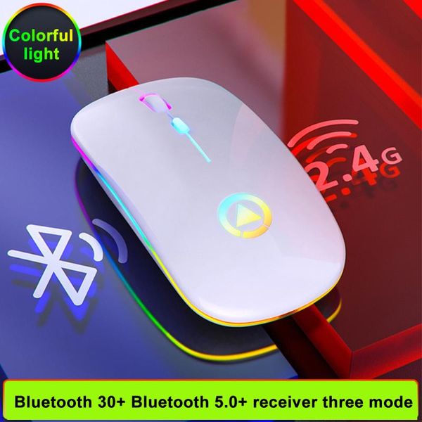 

home office slim colorful led silent accessories wireless mouse adjustable dpi optical usb rechargeable lappc with receiver mice