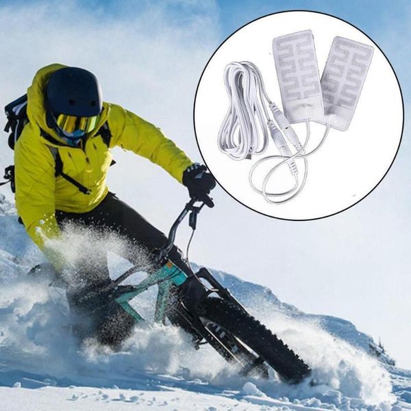 

ski gloves winter usb glove heater 2a carbon fiber diy heated pad feet mouse mat for outdoor sport e9u0