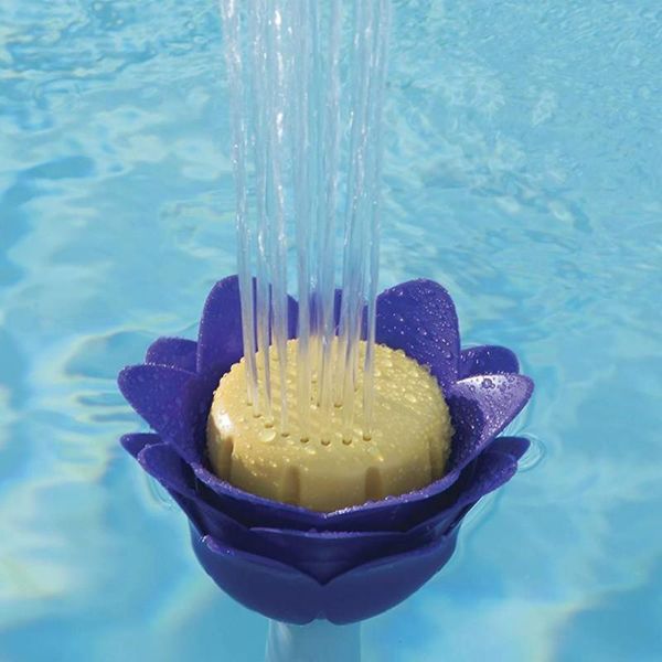 

garden decorations summer waterfall ground pool accessories home decorative fountain flower shape wall hanging pump