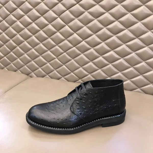 

designer high-end men's shoes fashion luxury autumn and winter new brand lace-up ankle boots size 38-45, Red;white