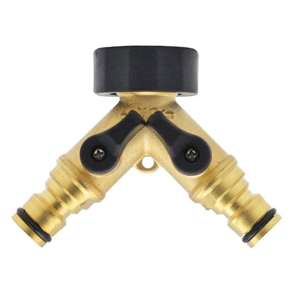 

watering equipments 1pcs water faucet adapter plastic hose fitting quick 3/4\" wasserverteiler messing gartenschlauch wasserhahn vertei