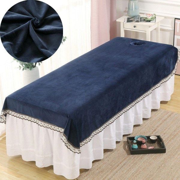 

sheets & sets spa single bed sheet crystal velvet beauty salon dedicated bedspread clean dust cover massage f0159